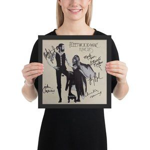 Fleetwood Mac Framed Rumors band reprint signed album REPRINT